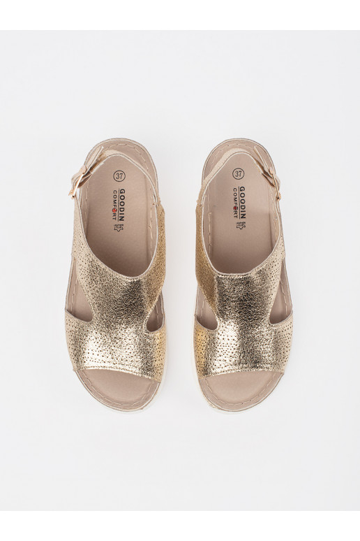 aukso spalvos sandalai na j platformie aukso spalvos sandalai na j platformie
