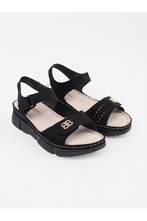 Juodos spalvos sandalai 