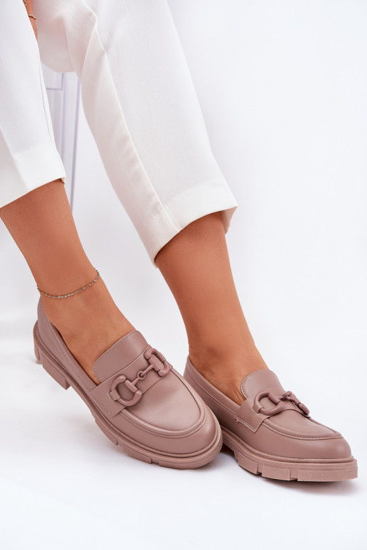 moteriški mokasinai Eko    Detalem chaki spalvos Seftass