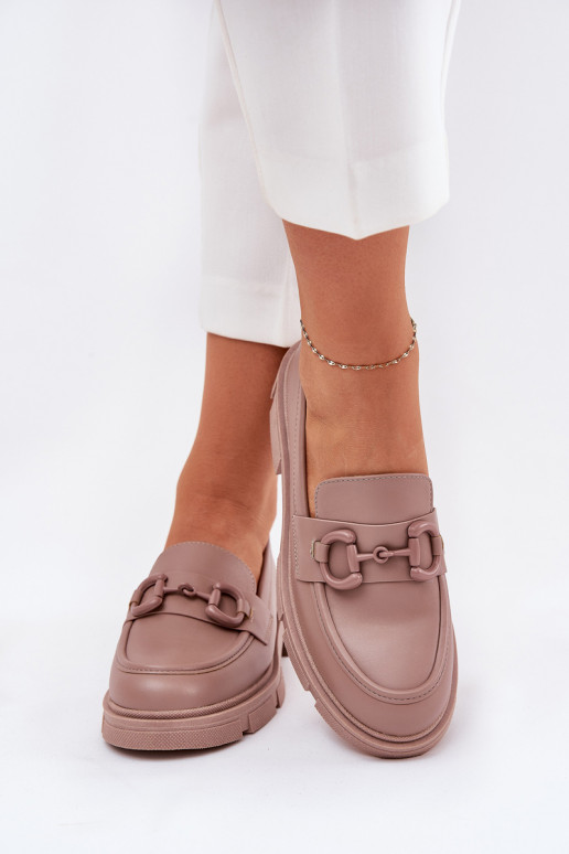 moteriški mokasinai Eko    Detalem chaki spalvos Seftass