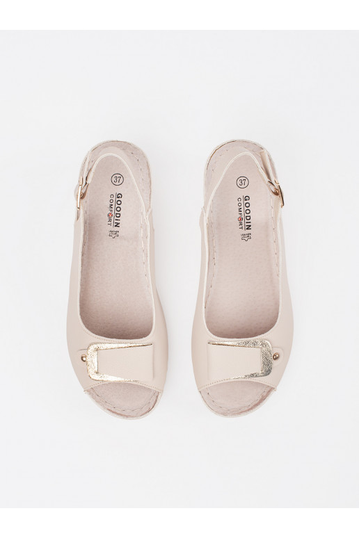 dramblio kaulo spalvos sandalai 