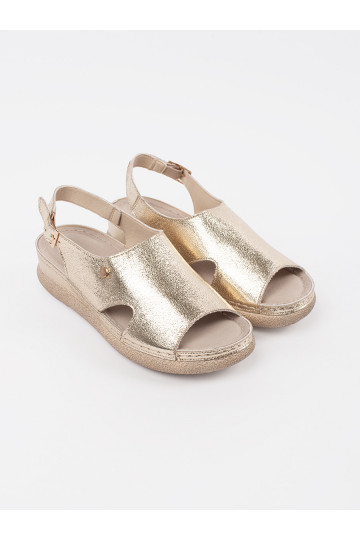 aukso spalvos  sandalai  2