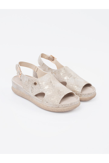 lygiapadžiai sandalai  taupe 2