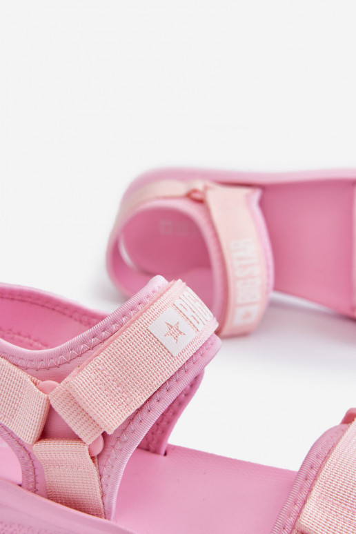  Sportinio stiliaus basutės Big Star LL274729 rožinės spalvos