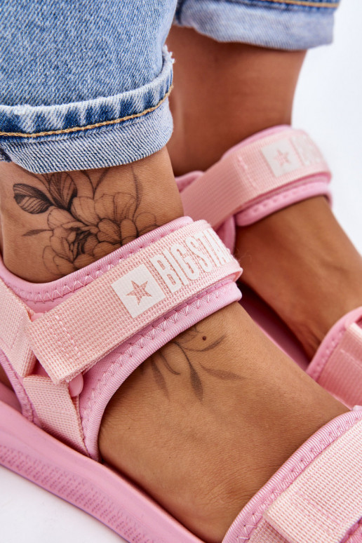  Sportinio stiliaus basutės Big Star LL274729 rožinės spalvos