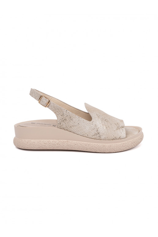 smėlio spalvos  sandalai 