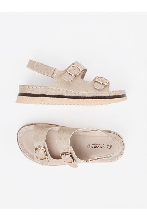 smėlio spalvos sandalai ze mi elementami