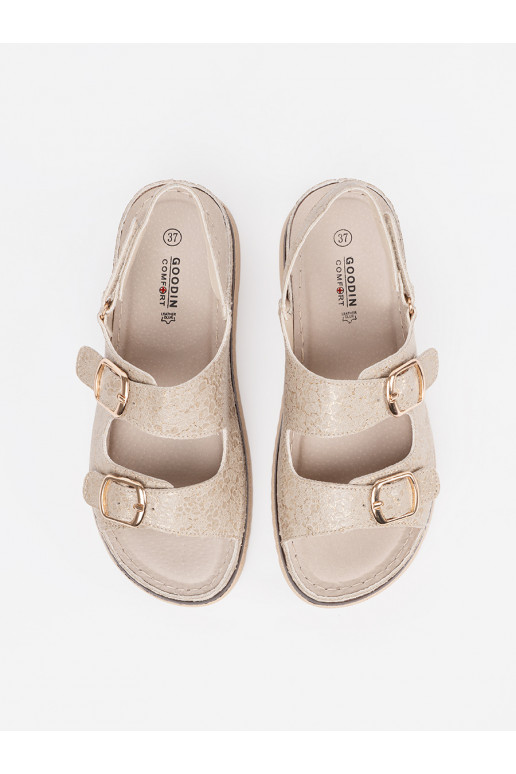 smėlio spalvos sandalai ze mi elementami