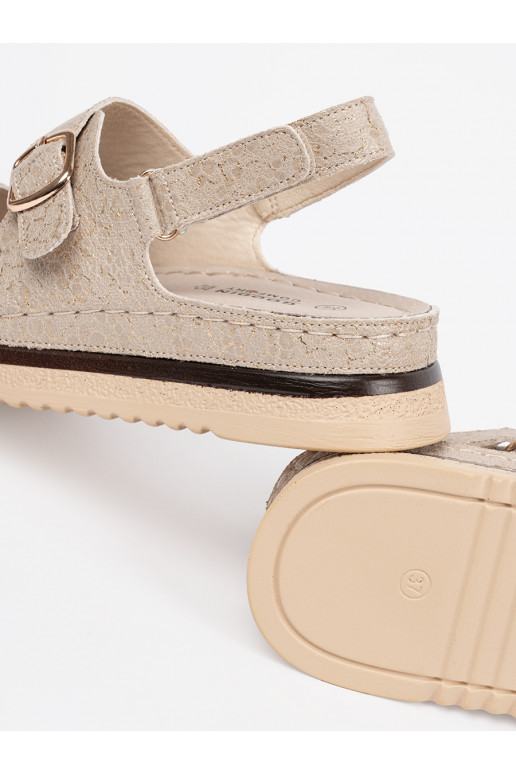 smėlio spalvos sandalai ze mi elementami