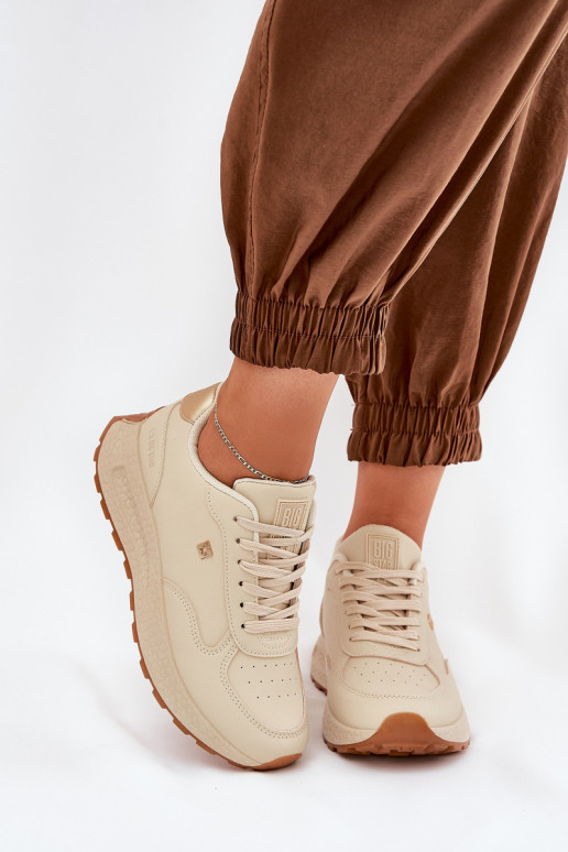  sportiniai bateliai  Big Star RR274630 HI-POLY SYSTEM smėlio spalvos