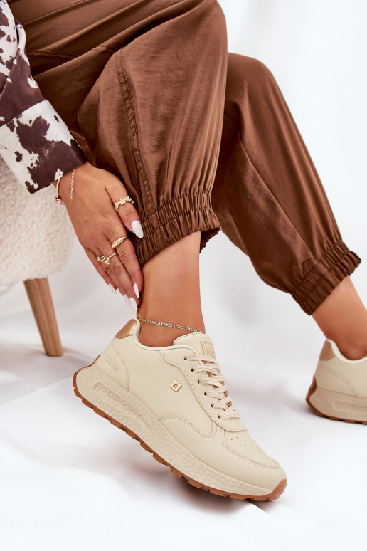  sportiniai bateliai  Big Star RR274630 HI-POLY SYSTEM smėlio spalvos