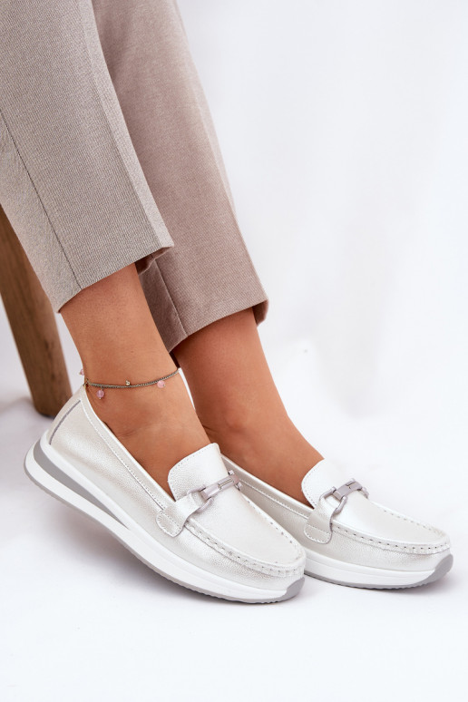   moteriški mokasinai S.Barski GR51-598 perlamutriniai