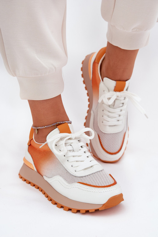 sportiniai bateliai su tinkleliu  Vinceza 66775 oranžinės spalvos   sportiniai bateliai su tinkleliu  Vinceza 66775 oranžinės spalvos