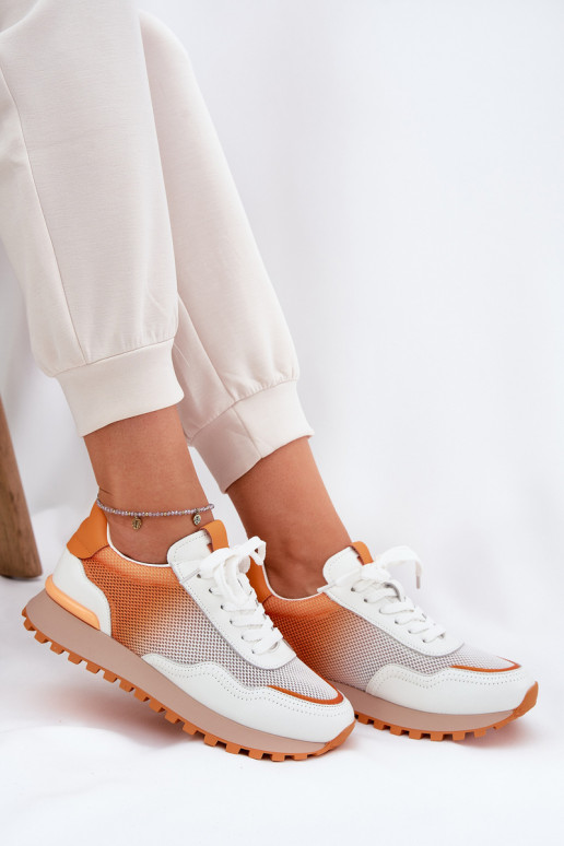 sportiniai bateliai su tinkleliu  Vinceza 66775 oranžinės spalvos   sportiniai bateliai su tinkleliu  Vinceza 66775 oranžinės spalvos