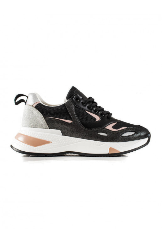 Moteriški laisvalaikio batai Vinceza juodos spalvos