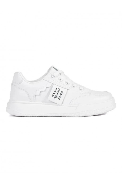 baltos spalvos Sneakers modelio batai su platforma baltos spalvos Sneakers modelio batai su platforma