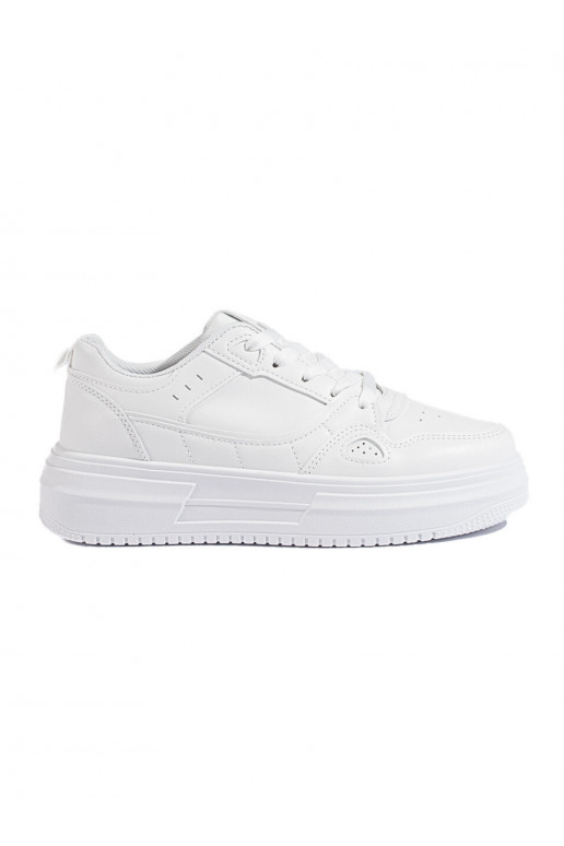 baltos spalvos Sneakers modelio batai baltos spalvos Sneakers modelio batai
