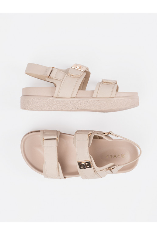 smėlio spalvos  sandalai su platforma smėlio spalvos  sandalai su platforma