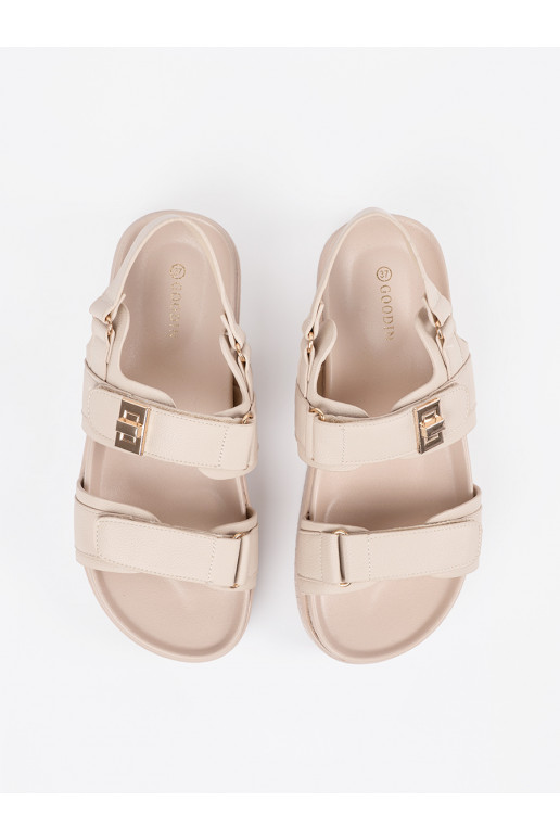 smėlio spalvos  sandalai su platforma smėlio spalvos  sandalai su platforma