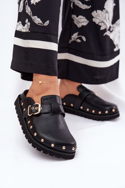 Šlepetės   su platforma Big Star RR274A378 Juodos spalvos