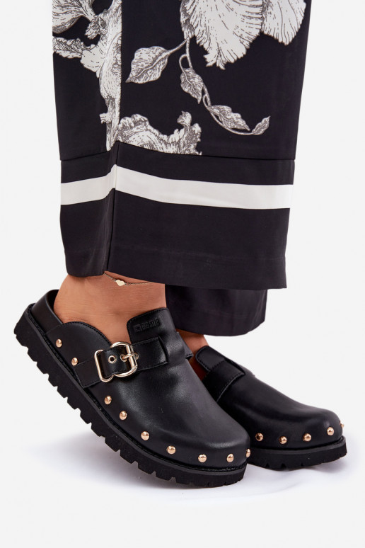 Šlepetės   su platforma Big Star RR274A378 Juodos spalvos