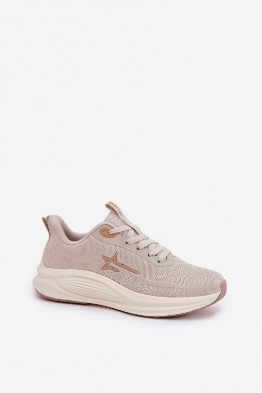 Moteriški smėlio spalvos sportiniai bateliai Big Star RR274A145, Hi-Poly sistema