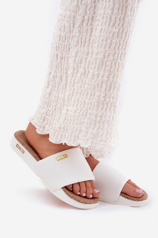 Moteriškos šlepetės Big Star RR274A103 baltos spalvos