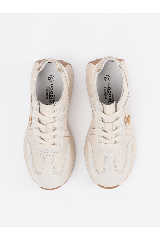 smėlio spalvos  modelio batai   su masyviu kulnu smėlio spalvos  modelio batai   su masyviu kulnu