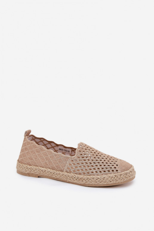 Espadrilės  Vinceza 13625 smėlio spalvos