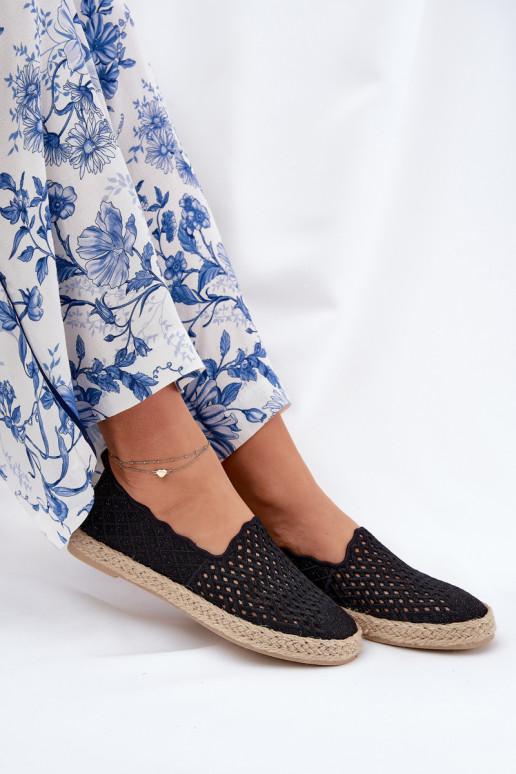 Espadrilės  Vinceza 13625 Juodos spalvos