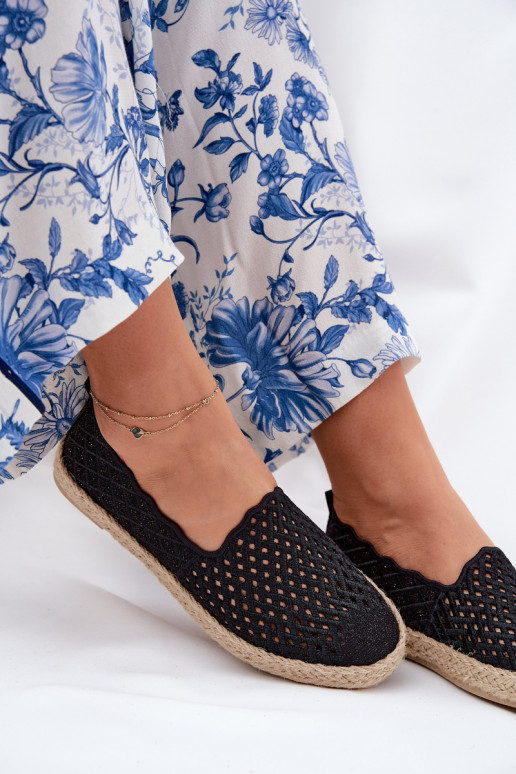 Espadrilės  Vinceza 13625 Juodos spalvos