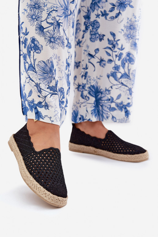 Espadrilės  Vinceza 13625 Juodos spalvos