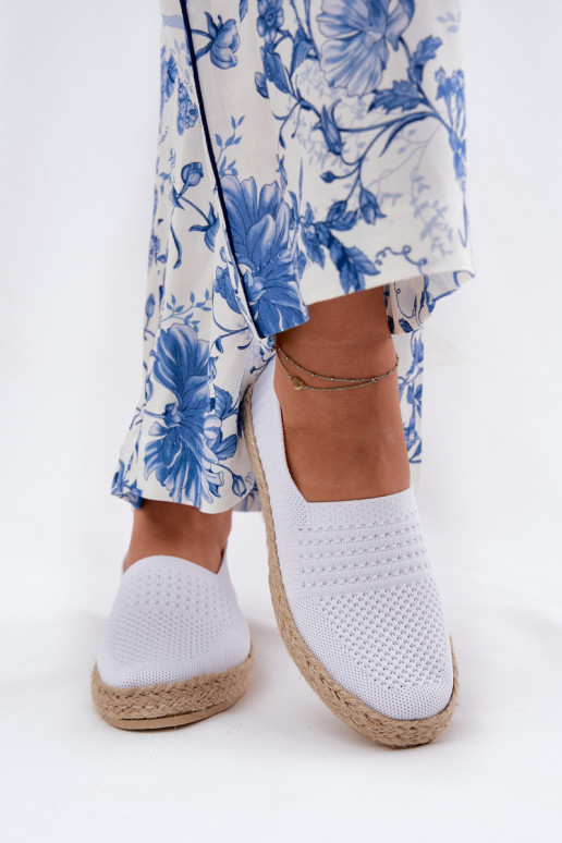  espadrilės  Vinceza 13624 baltos spalvos