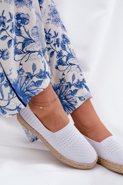  espadrilės  Vinceza 13624 baltos spalvos