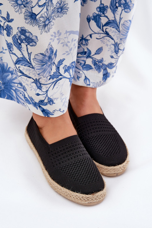 espadrilės  Vinceza 13624 Juodos spalvos  espadrilės  Vinceza 13624 Juodos spalvos