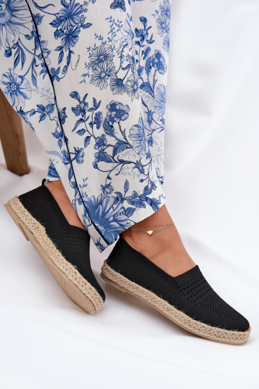 espadrilės  Vinceza 13624 Juodos spalvos  espadrilės  Vinceza 13624 Juodos spalvos