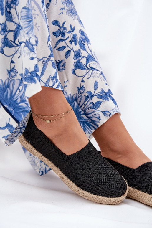 espadrilės  Vinceza 13624 Juodos spalvos  espadrilės  Vinceza 13624 Juodos spalvos