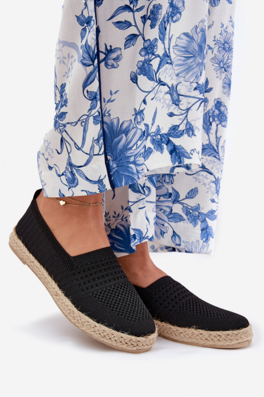 espadrilės  Vinceza 13624 Juodos spalvos  espadrilės  Vinceza 13624 Juodos spalvos