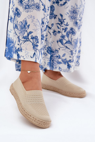 espadrilės  Vinceza 13624 smėlio spalvos 2