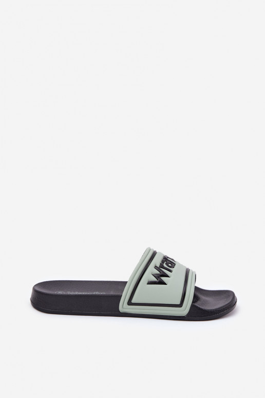 Vyriškos šviesiai žalios šlepetės Wrangler Averell Slider Men Loin 20251042.52D
