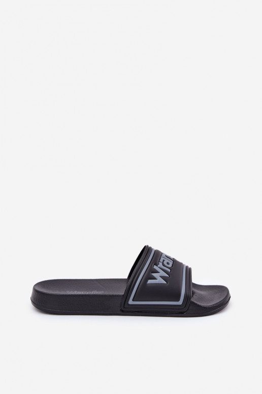 Vyriškos juodos šlepetės Wrangler Averell Slider Men Loin 20251042.25Y