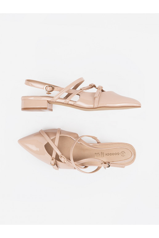 smėlio spalvos  aukštakulniai 