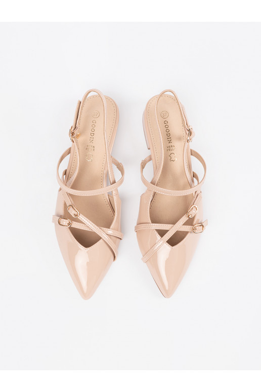 smėlio spalvos  aukštakulniai 