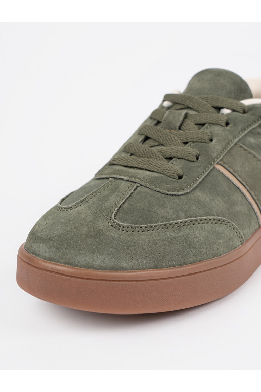 iš zomšos žalios spalvos  modelio batai Sergio Leone iš zomšos žalios spalvos  modelio batai Sergio Leone