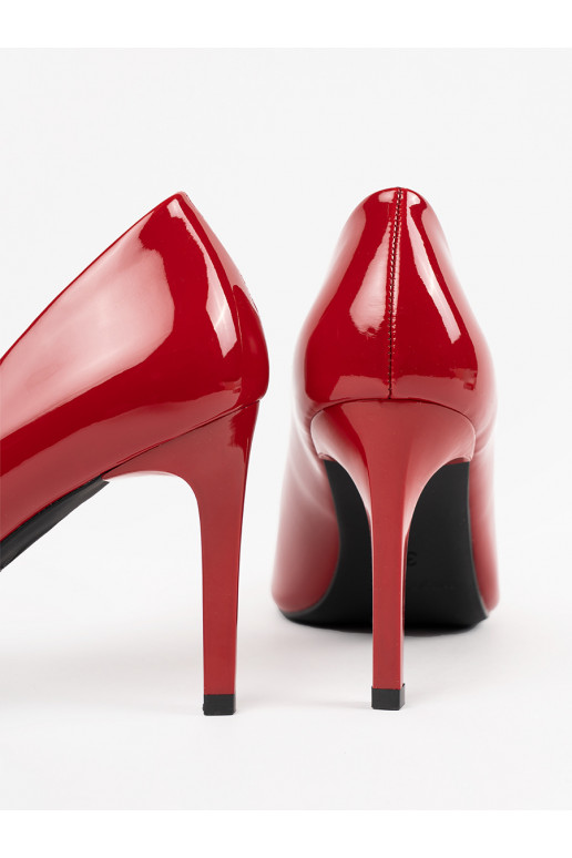 raudonos spalvos aukštakulniai bateliai Sergio Leone