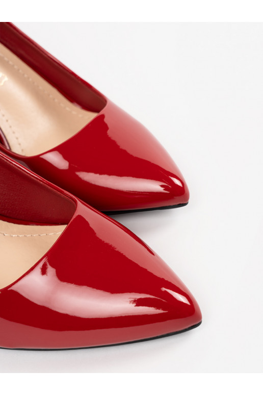 raudonos spalvos aukštakulniai bateliai Sergio Leone