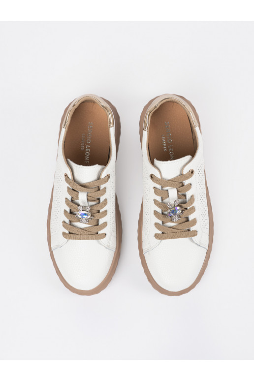 Baltos-  modelio batai z przypinką   Sergio Leone