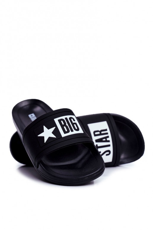 Juodos vaikiškos šlepetės Big Star DD374150