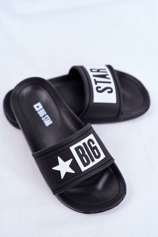 Juodos vaikiškos šlepetės Big Star DD374150