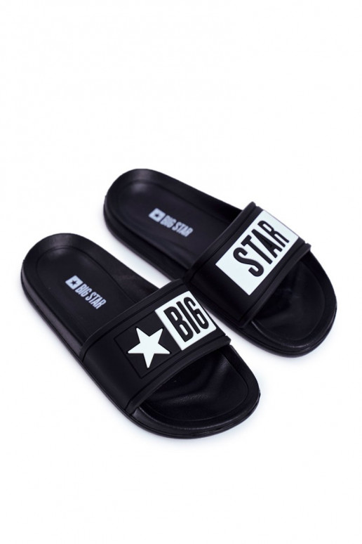 Juodos vaikiškos šlepetės Big Star DD374150